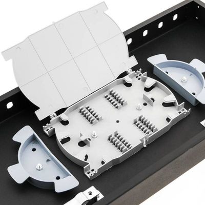 19&quot; der Gestell-Berg-Faser-Schalttafel St.-Adapter-1U Kern Faser-Einschließungs-12