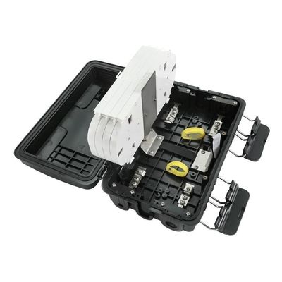 Gelenk-Einschließung der ABS Faser-Optikspleiß-Schließungs-2In horizontale des Kabel-2Out