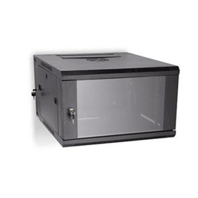 Glastür 6U des Fahrgestelle-Server-Gestell-Wand-Berg-Gestell-Kabinett-1.2mm