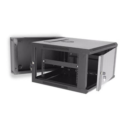 Glastür 6U des Fahrgestelle-Server-Gestell-Wand-Berg-Gestell-Kabinett-1.2mm
