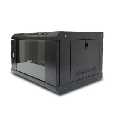 Glastür 6U des Fahrgestelle-Server-Gestell-Wand-Berg-Gestell-Kabinett-1.2mm