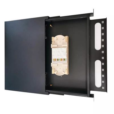 Gestell-Berg-Faser-Optikschalttafel 1U lüftete 19 Kern des Zoll-ODF 24