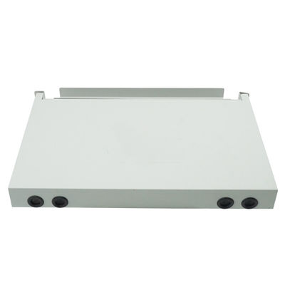 ODF weiße gestell-Berg-Schalttafel des Faser-Optikschalttafel-Dia-1U 12 Port