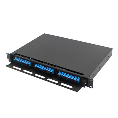 FTTH-Faser-entkernt Optikschalttafel-Gestell-Berg 1U 24 St. Sc-LC FC