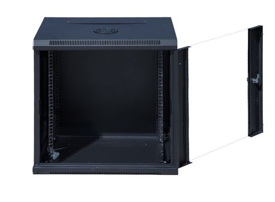 Glasder tür-12U Gestell Wand-Berg-Netzwerk-Server-Kabinett-der Einschließungs-19 des Zoll-600x450
