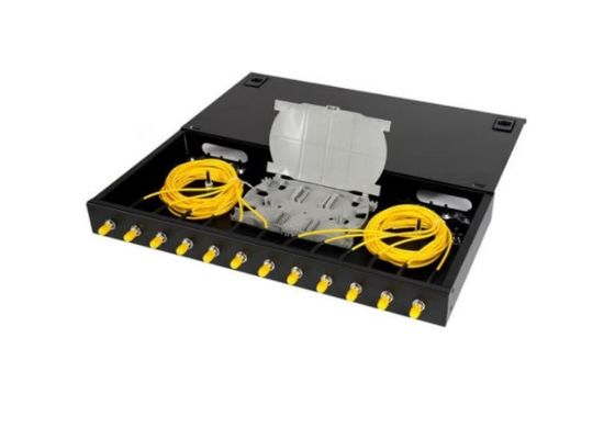 Örtlich festgelegter der Faser-Optikgestell-Berg-Einschließungs-12 Adapter St. Upc Kern-der Schalttafel-1U