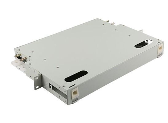 12 Gestell-Berg-Kasten 19&quot; des Kern-ODF der Schalttafel-FC 1U Faser-Optik