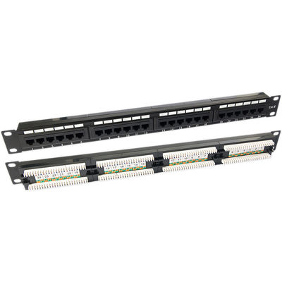 Schalttafel der leeren Trapezfehlerschalttafel-1U Unshielded 24 Port-CAT5E