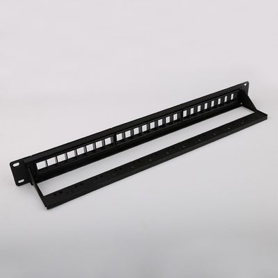 1 Hafen-Schalttafel RU Network Patch Panels C5e leere Spant-24 entlud
