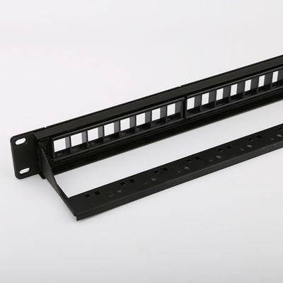 1 Hafen-Schalttafel RU Network Patch Panels C5e leere Spant-24 entlud