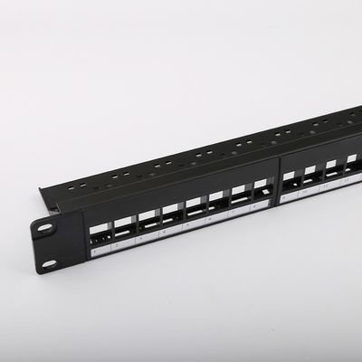 1 Hafen-Schalttafel RU Network Patch Panels C5e leere Spant-24 entlud
