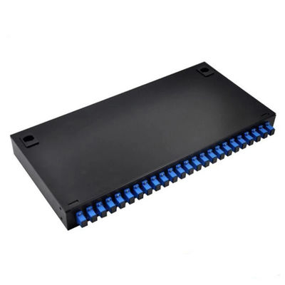 24 Port-Berg-Faser-Optikschalttafel des Gestell-1U mit SC-/UPCadapter