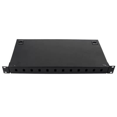 Metallgestell-Berg-Schalttafel 12 Beendigungs-Kasten LC-Duplexkoppler-FTTH