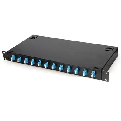 Metallgestell-Berg-Schalttafel 12 Beendigungs-Kasten LC-Duplexkoppler-FTTH