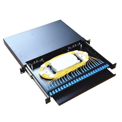 24-Port-Glasfaser-Patchpanel