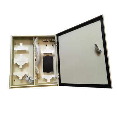 48 Ports Wandmontage-Panel, IP68-Schutz, 144 Fasern, maximale Kapazität, schwarze Farbe