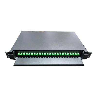 Rack Mount 19 Zoll Glasfaser Patch Panel für Einzelmodus oder Multimode Kabel Typ