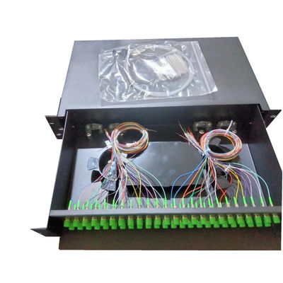 48C FC APC Schieberegler-Optikpatch-Panel mit G652D/G657A1