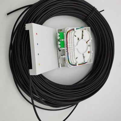 LC/APC Vorverbundene Faser Endboxen 4 Fasern 10-100M Wand Steckdose 4fo