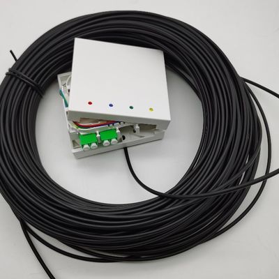 LC/APC Vorverbundene Faser Endboxen 4 Fasern 10-100M Wand Steckdose 4fo