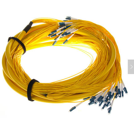 SM 9/125 G652D (OS2) LSZH 12 Fasern LC/UPC-LC/UPC Glasfaserausfallkabel 1M
