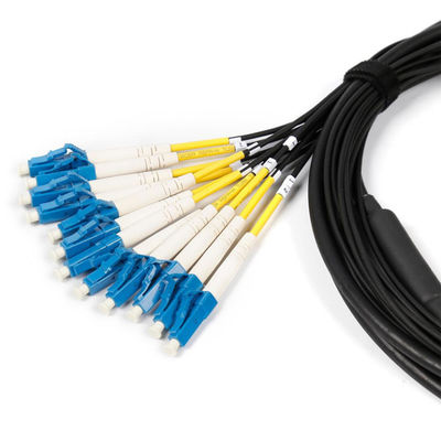 angepasste militärische taktische Antirodente Einzelmodus 12 Kern LC SC FC ST Rüstung Optisches Kabel Rüstung LSZH Fiber Patch Kabel
