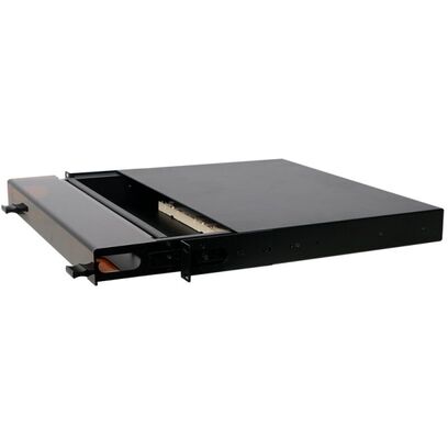 1U 96 Kerne MTP MPO -LC Patch Panel ODF Gehäuse Schiebetyp mit Staubdeckung für 4 Kassetten